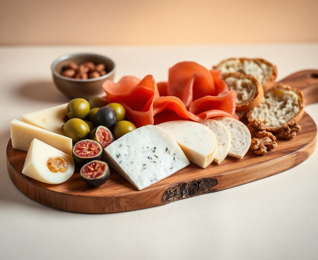 Antipasti plank voor vier
